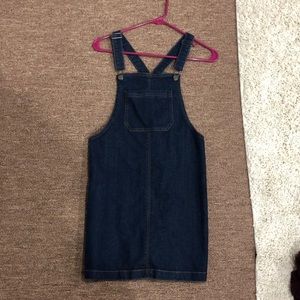 Target Mini Overall Denim Dress!
